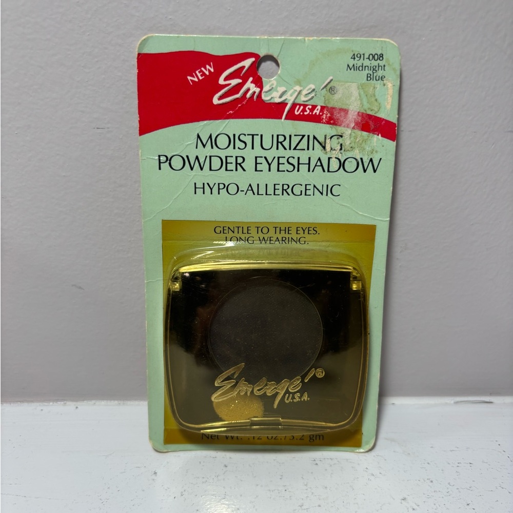 Emerge Midnight Blue Moisturizing Powder Eyeshadow Talc